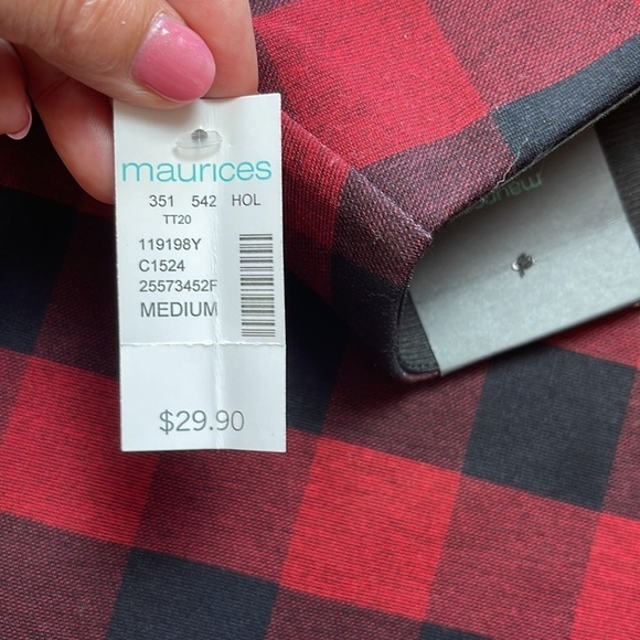 Maurice’s Plaid Mini Skirt Size Medium NWT - Picture 3 of 3